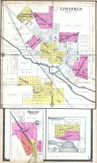 Litchfield, Moscow, Mosherville, Hillsdale County 1916 Published by Standard Map Company
